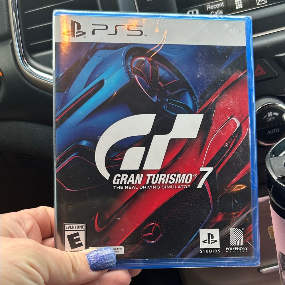Sony PS5 Gran Turismo 7 - Red and Blue Cover